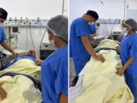 Paciente ora por médicos antes de cirurgia: “Que se cumpra a Tua vontade através deles”