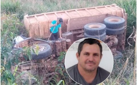 Servidor da Prefeitura de Vilhena morre após caminhão tombar na BR-364