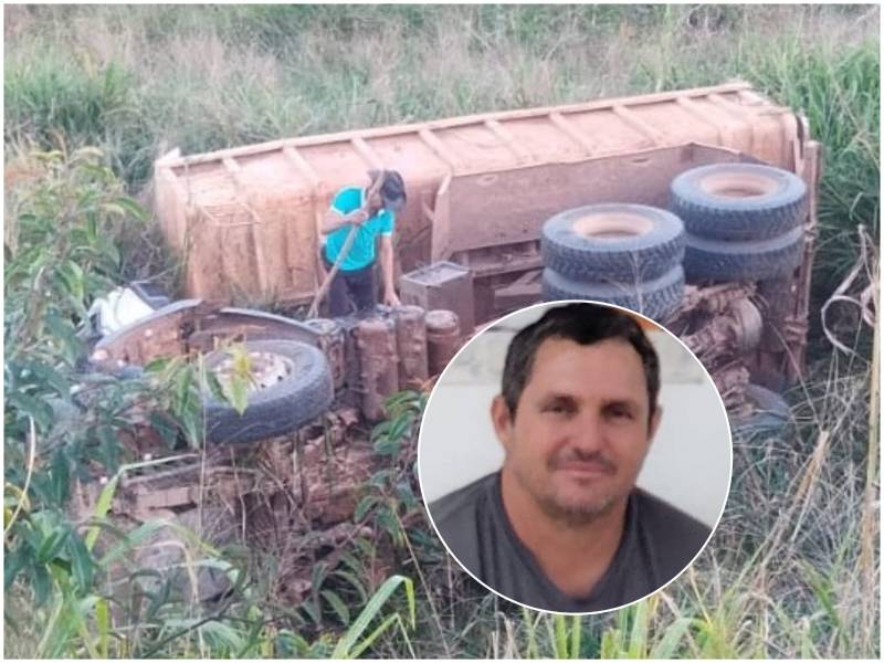 Servidor da Prefeitura de Vilhena morre após caminhão tombar na BR-364