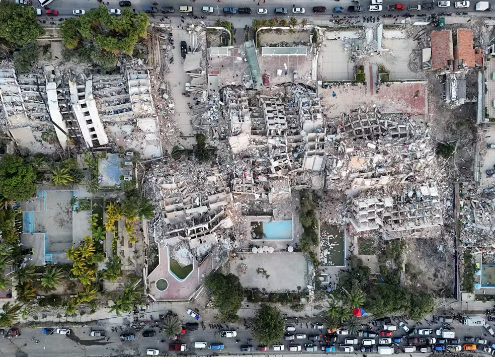 Imagens de Drones revelam a gravidade dos danos causados por terremoto na Venezuela