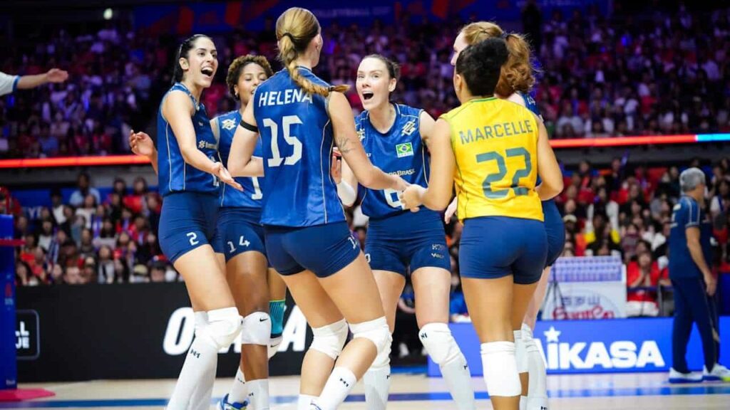 Brasil vence Japão em Osaka com shows de Ana Cristina e Bergmann na VNL