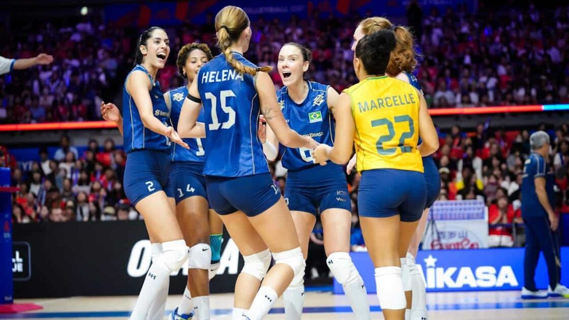 Brasil vence Japão em Osaka com shows de Ana Cristina e Bergmann na VNL