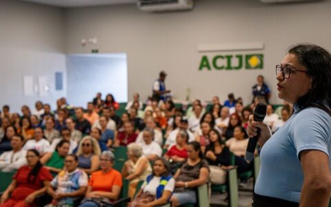 Agentes comunitários de saúde participam de capacitação sobre saúde da criança e doenças crônicas em Jaru