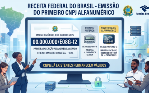 Receita Federal gera o primeiro CNPJ em formato alfanumérico
