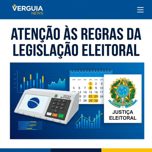 O Portal Verguia seguira regras do TSE durante período de defeso eleitoral