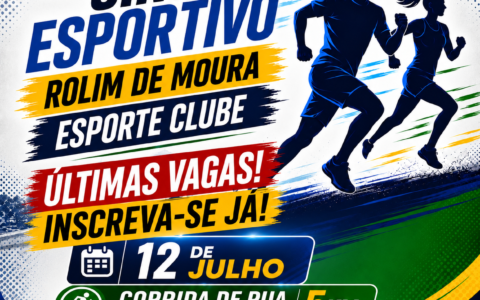 Último dia para inscrições no 1º Circuito Esportivo do Rolim de Moura Esporte Clube; restam apenas 20 vagas