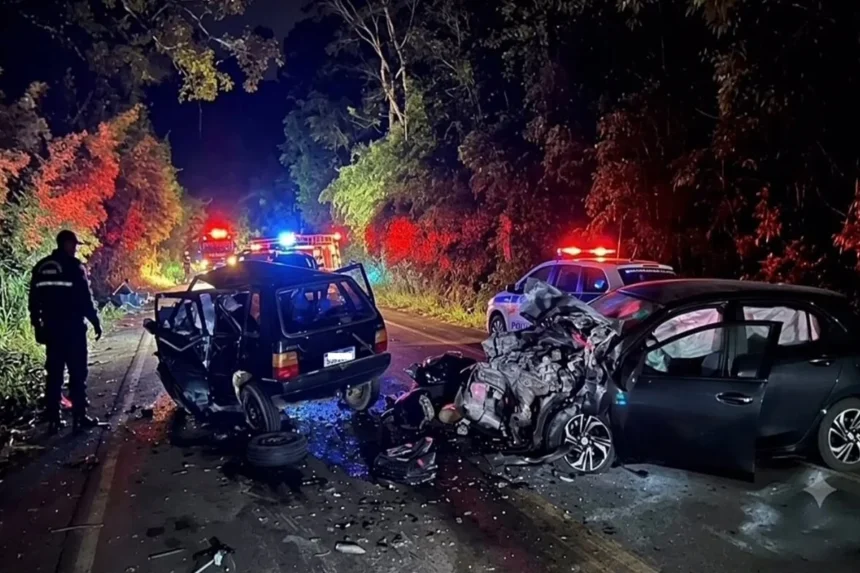 Acidente brutal deixa quatro mortos, incluindo uma criança de apenas 3 anos