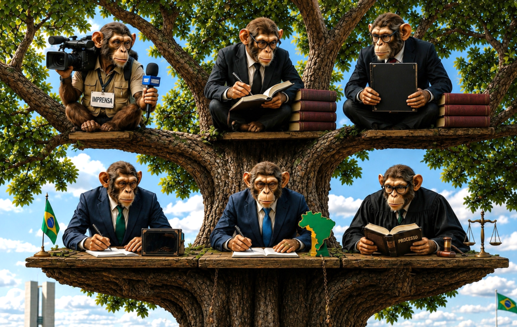 Cada macaco no seu galho e cada um no seu quadrado – por Cesar Dario