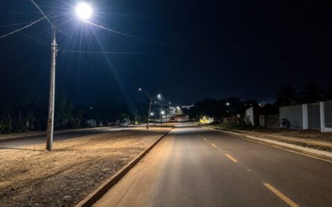 Prefeitura avança com obras de revitalização e iluminação de LED no Bairro Planalto