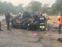 FOTOS E VÍDEO: acidente envolvendo carreta e picape de prefeitura deixa 5 mortos na BR 364, em Rondônia
