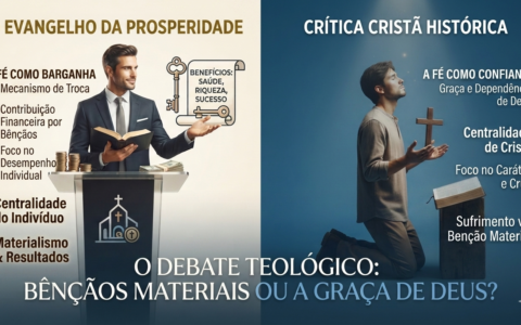 No “evangelho da prosperidade”, a fé é transformada em barganha com Deus em troca de bens materiais.