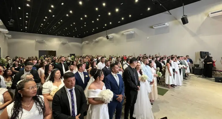 Casamento Comunitário oficializa união de 40 casais em Porto Velho