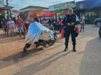 Câmeras registram acidente antes de mulher morrer sobre motocicleta em Porto Velho