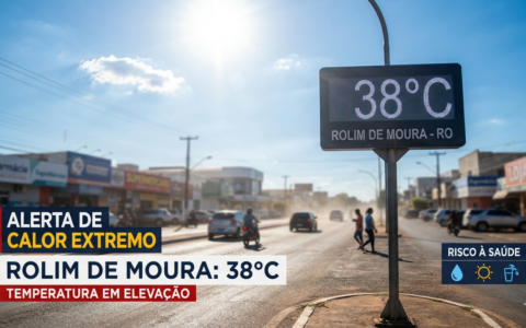 Calor extremo: Rolim de Moura registra 38 °C antes das 10h30 e devemos estar alertos para os cuidados com a saúde