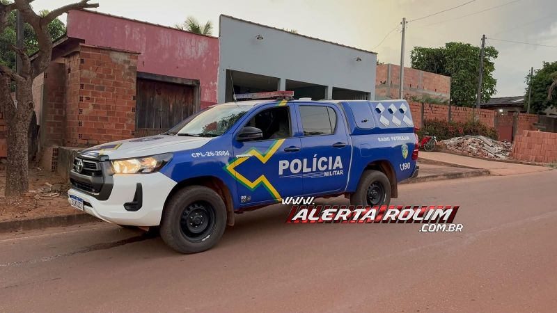 Homem é esfaqueado durante discussão em bar e suspeito é preso pela PM em Rolim de Moura