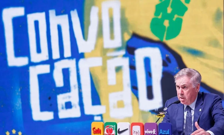 Ancelotti convoca 26 para nova fase da Seleção Brasileira; veja a lista