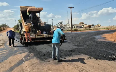 Rua Parnaíba e trecho da Avenida Morumbi recebem pavimentação com recurso destinado pelo deputado Jean Oliveira