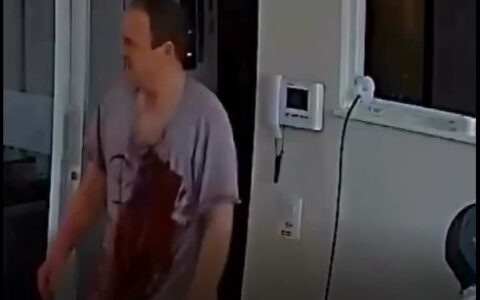 IMAGENS FORTES: vídeo mostra momentos que antecederam ataque de agrônomo que matou esposa e desferiu 8 facadas na filha em MT