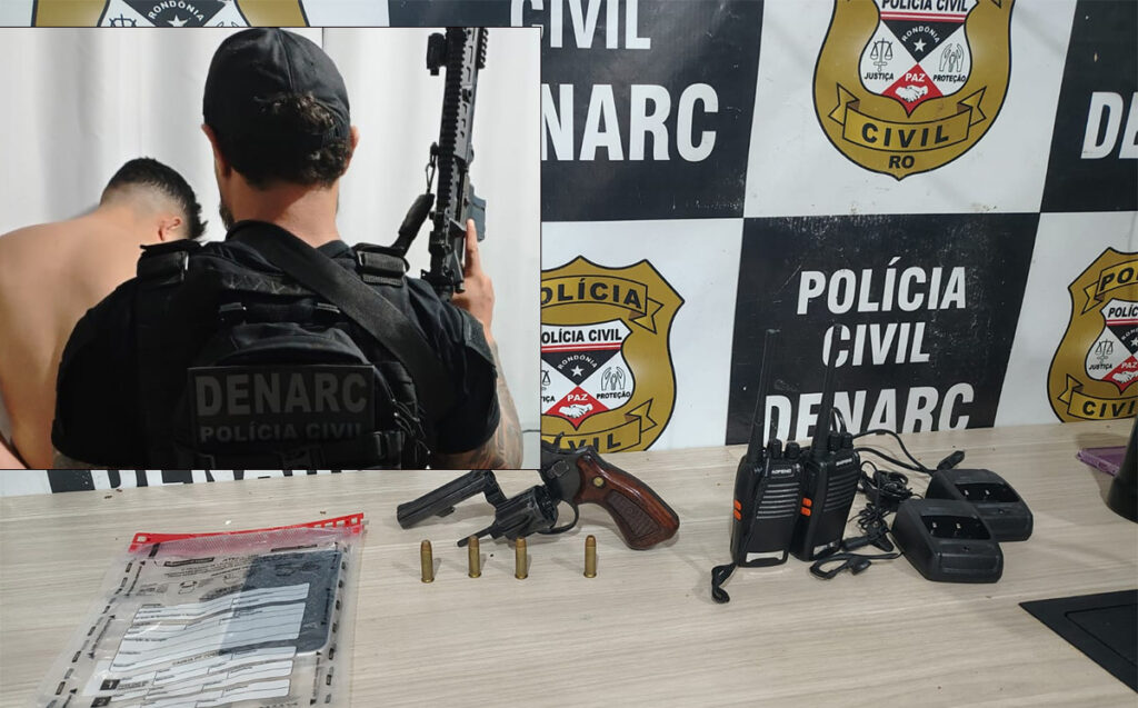 Operação Escobar prende três e mira integrantes do Comando Vermelho em Porto Velho