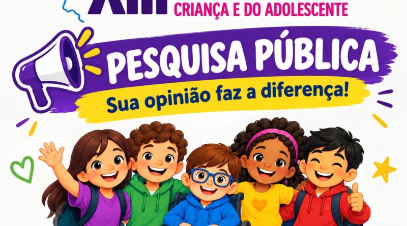 Pesquisa pública – XIII Conferencia Municipal dos Direitos da Criança e do Adolescente
