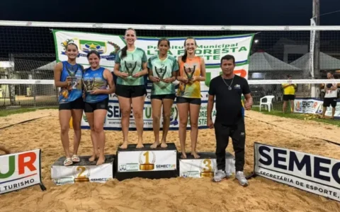 Rolim de Moura e Ji-Paraná conquistam títulos no Open de Vôlei de Praia em Rondônia