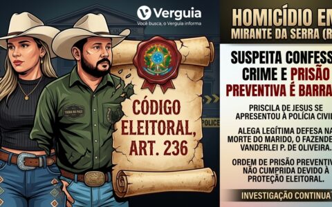 Restrição eleitoral impede cumprimento de prisão preventiva contra suspeita de homicídio em RO