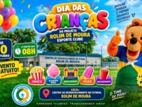 Festa das Crianças do Rolim de Moura Esporte Clube será neste sábado