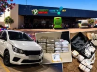 Mala com mais de 17 quilos de drogas é apreendida pela PM em Pimenta Bueno RO