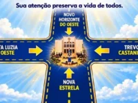 Romeiros percorrem rodovias de acesso a Rolim de Moura durante a madrugada em homenagem a Nossa Senhora Aparecida