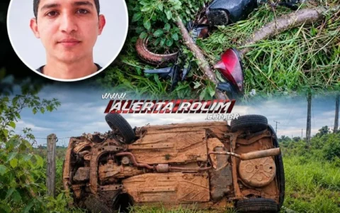Funcionário de frigorífico morre após colisão frontal na RO-010 ao sair do trabalho em Rolim de Moura